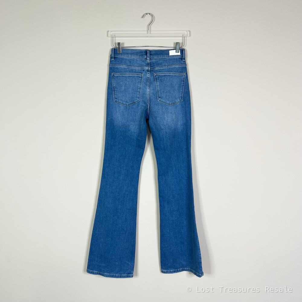 DL1961 | Bridget Boot 33" Medium Wash High Waist Designer Blue Jeans 27 - Picture 5 of 9